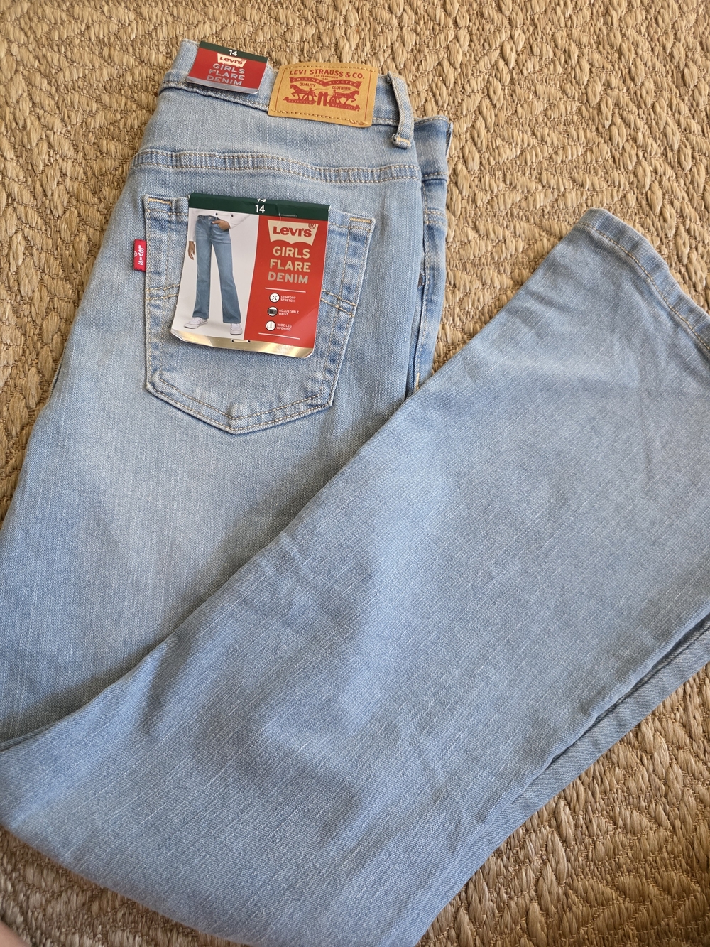 Girls Levi's Jeans High Rise Flare